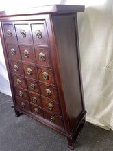 Load image into Gallery viewer, Beautiful Vintage Apothecary Cabinet / Herbal Medicine Chest of 18 Drawers