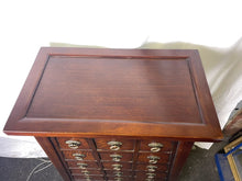 Load image into Gallery viewer, Beautiful Vintage Apothecary Cabinet / Herbal Medicine Chest of 18 Drawers