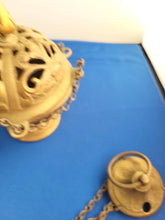 Load image into Gallery viewer, Nice Traditional Antique Triple Chain Censer, All Brass chalice