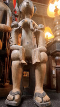 Load image into Gallery viewer, 1950’s Large Oceanic Full Size New Guinea Wooden Sepik Ancestors Statues