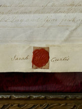 Load image into Gallery viewer, British Indentured Servant Contract 1785 with Wax Seals Shillings & Tax Stamps