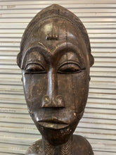 Load image into Gallery viewer, 1930-1950 Large Male Baule Figure "Blolo Bian," Ivory Coast, Africa 80”!!