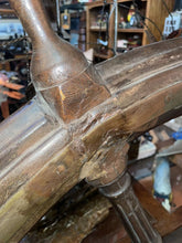 Load image into Gallery viewer, ANTIQUE HUGE 54 INCH SAILING SHIPS MARINE NAVIGATION STEERING WHEEL