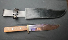 Load image into Gallery viewer, Custom Vintage Bowie Style Knife Marked Unknown Maker Handmade