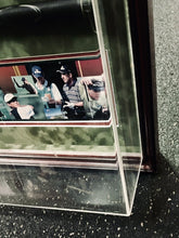 Load image into Gallery viewer, TIGER WOODS Shadowbox Display w/ Multi Signed Game Used Hat, 2nd Buick Win 2004