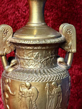 Load image into Gallery viewer, PAIR of Antique French Candelabra 38” Bronze Marble Base Five Arm Candle Holder