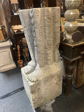 Load image into Gallery viewer, Antique Stelae Large Mayan Temple Carving, Shale (500 bc to 250 Ad) 44.5” Tall