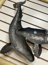 Load image into Gallery viewer, RARE Vintage SPI San Pacific Int’l HUMPBACK WHALES Hanging Brass Sculpture 26x17