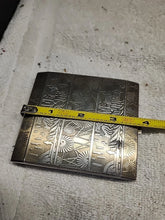 Load image into Gallery viewer, RARE Antique Sterling Silver Cigarette Case With Japanese Engravings 126.7g