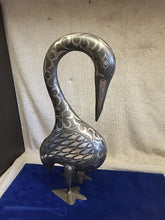 Load image into Gallery viewer, Antique Islamic Persian Qajar Period Patinated Steel Bird Figurine