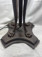 Load image into Gallery viewer, Tiffany Style Adjustable Height Floor & Table Lamp Stained Glass 33”-46” Tall