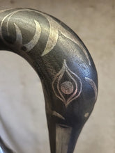 Load image into Gallery viewer, Antique Islamic Persian Qajar Period Patinated Steel Bird Figurine