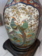 Load image into Gallery viewer, late 19th century tall Arita Japan Imari long Neck Ruffled Edge Floor Vase!!