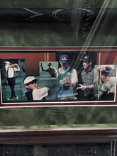 Load image into Gallery viewer, TIGER WOODS Shadowbox Display w/ Multi Signed Game Used Hat, 2nd Buick Win 2004