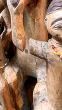 Load image into Gallery viewer, 1950’s Large Oceanic Full Size New Guinea Wooden Sepik Ancestors Statues