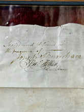 Load image into Gallery viewer, British Indentured Servant Contract 1785 with Wax Seals Shillings & Tax Stamps