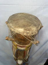 Load image into Gallery viewer, Largre African Ceremonial Ritual Drum Senufo Tribe Ivory coast