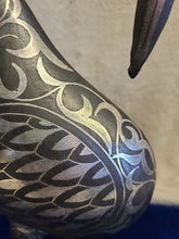 Load image into Gallery viewer, Antique Islamic Persian Qajar Period Patinated Steel Bird Figurine