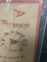 Load image into Gallery viewer, Framed 1884 Plate 26 By Frederic S. Cozzens Chromolithograph ”Signal Chart”