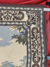 Load image into Gallery viewer, Vintage French Classical Garden Scene Tapestry by Gobelins of Paris, 77”L x 52”H