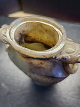 Load image into Gallery viewer, China Old Jade Carving Niu Jaguar cat Head Ring Incense Burner Incensory Censer