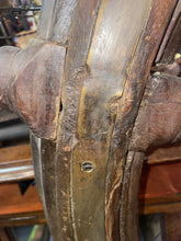 Load image into Gallery viewer, ANTIQUE HUGE 54 INCH SAILING SHIPS MARINE NAVIGATION STEERING WHEEL