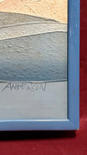 Load image into Gallery viewer, Vintage Original Framed Abstract Painting Oil on Canvas Signed ANDERSON 62”x32”