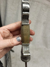 Load image into Gallery viewer, Antique Islamic Middle Eastern Mughal Dagger Jambiya In Silver Sheath (swgn1008)
