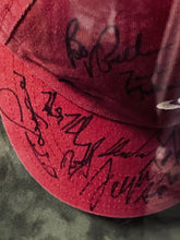 Load image into Gallery viewer, TIGER WOODS Shadowbox Display w/ Multi Signed Game Used Hat, 2nd Buick Win 2004