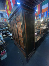 Load image into Gallery viewer, Antique Handmade Chinese Large Wood Lacquer Cabinet