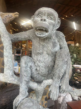 Load image into Gallery viewer, Large Life Size Bronze Sculpture, Monkeys In Tree 72” X 34”!!