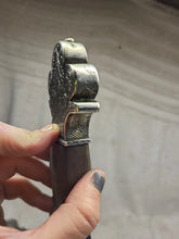 Load image into Gallery viewer, Antique Islamic Middle Eastern Mughal Dagger Jambiya In Silver Sheath (swgn1008)