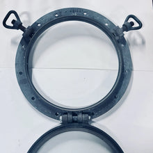 Load image into Gallery viewer, Vintage German Ship Porthole DIN 81651 Bronze 18.5” SEKURIT Glass Nautical