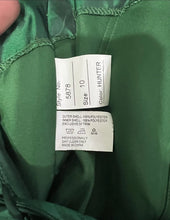 Load image into Gallery viewer, Beautiful and unique green ball gown Night Moves corset style prom dress!!