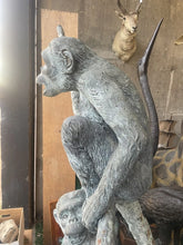 Load image into Gallery viewer, Large Life Size Bronze Sculpture, Monkeys In Tree 72” X 34”!!