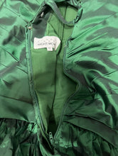Load image into Gallery viewer, Beautiful and unique green ball gown Night Moves corset style prom dress!!