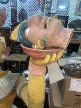 Load image into Gallery viewer, Large Life Size majestic Mexican Native Aztec Inca Clay Warrior Statue 81”