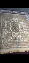 Load image into Gallery viewer, Antique Late 19th century tapestry from India or Bengal Kantha 8’x6’!!