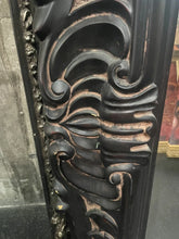 Load image into Gallery viewer, Extra Large Ornate Black Rectangular Beveled Mirror 57 1/2“ X 47 1/2“