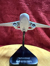 Load image into Gallery viewer, Vintage Lockheed Martin ES-3A Mahogany Wood Model On Stand