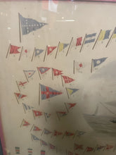 Load image into Gallery viewer, Framed 1884 Plate 26 By Frederic S. Cozzens Chromolithograph ”Signal Chart”