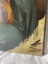 Load image into Gallery viewer, Antique 19th Century Italian Oil Painting Madonna Della Seggiola After Raphael