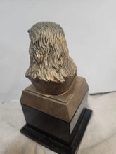 Load image into Gallery viewer, Art Deco Bald American Eagle Bust Resin Sculpture on Marble Base Figurine Decor