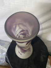 Load image into Gallery viewer, EMILE GALLE Signed Acid Etched Double Overlay Cameo Glass Vase 1900's - 18.5”
