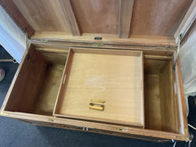 Load image into Gallery viewer, Vintage Mid Century Chinese Carved Teak Trunk George Zee & Co.