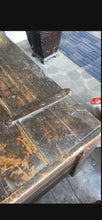 Load image into Gallery viewer, Antique Handmade Metal & Wood Storage Chest Trunk