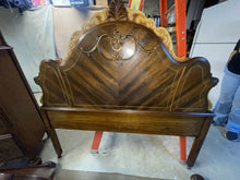 Load image into Gallery viewer, Antique 1920’s-30’s Bedroom Set High Boy Dresser-Mirrored Dresser Full Bed