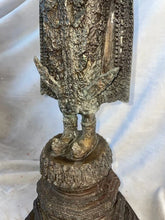 Load image into Gallery viewer, Antique bronze Thai Buddha statue from Thailand 29” Tall !!