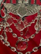 Load image into Gallery viewer, SAINT MOSSI 6-Light Hanging Crystal Raindrop Chandelier 24H 24D 24W New Open Box