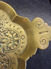 Load image into Gallery viewer, 19c.French Art Nouveau Brass profile portraits & diety Card Pin Card Tray 13''